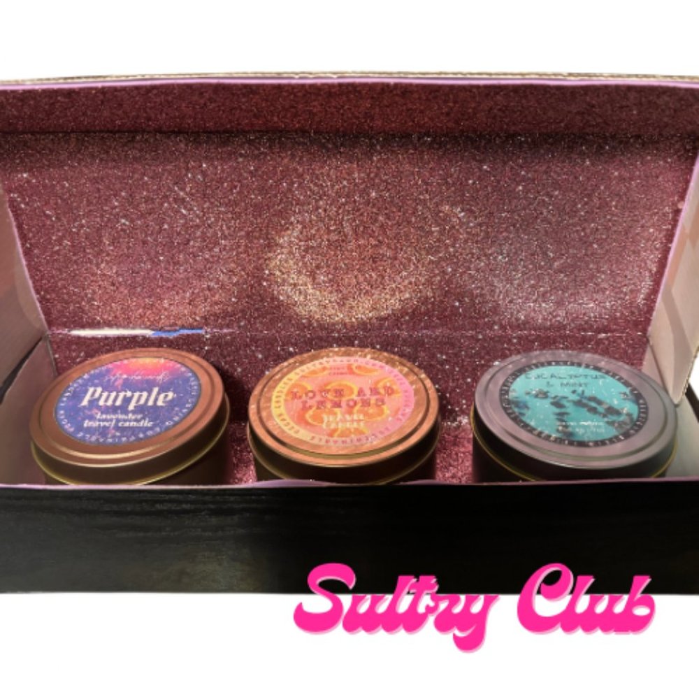 Essential Oils Travel Candle Gift Set